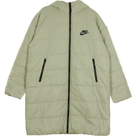 Vrouwen Down Jacket Sportkleding Core Parka Stone/wit/zwart