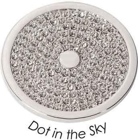 Quoins QMOA-04-Z Dot in the sky staal zilverkleurig Medium