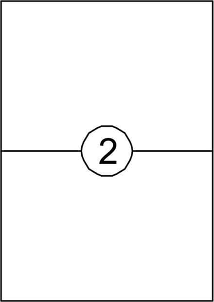 Printeretiketten 210x148mm