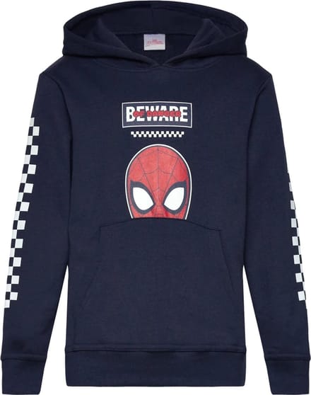 Marvel Spiderman Sweater / Hoodie - Kangaroozak - Navy - Maat 98 (3 jaar)