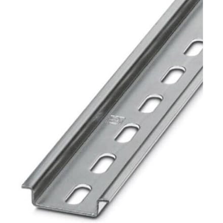 DIN-rail NS 35/ 7,5 ZN gelocht 2000MM Phoenix Contact Inhoud: 2 m