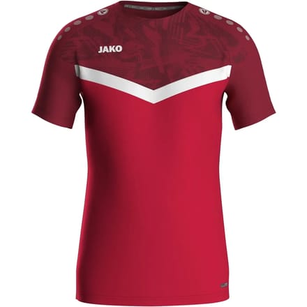 Jako Iconic T-Shirt Kinderen - Rood / Bordeaux | Maat: 128