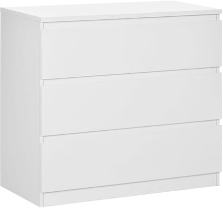HOMCOM Ladekast - Spaanplaat - 80x39x73cm - Wit