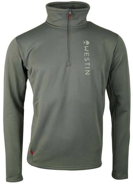 Westin Energy Fleece Met Halve Rits Groen L Man