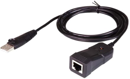 Aten UC232B-AT Usb 2.0-adapter Straight Usb Type A - Rj45 Zwart