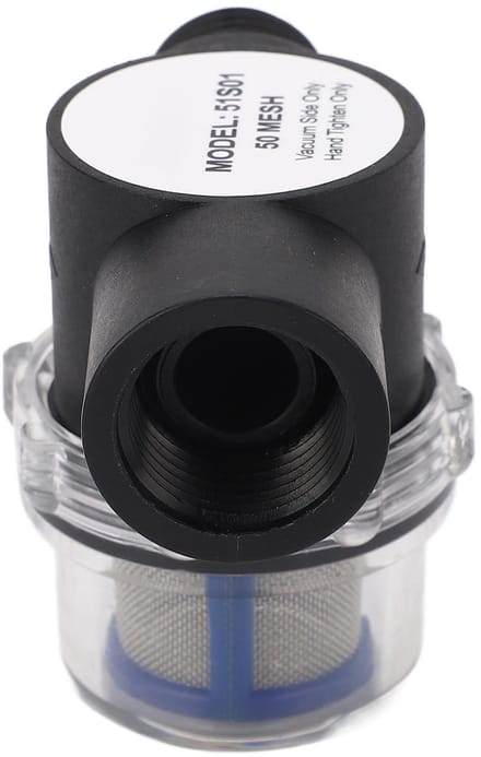 Dailygoods- Inline Filter - 1/2"-14 Binnendraad - Kunststof/ABS/Metaal - 50 Gaas Waterzeef - Hoge Drukbestendigheid - Universeel Gebruik - Waterfilter