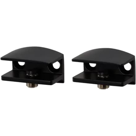 Duraline Plankdrager Clip Glas Vierkant S2 Mat Zwart