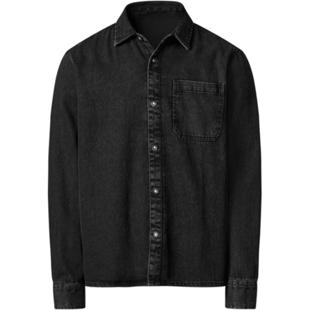 ESMARA MEN Denim heren overhemd (Zwart, L)