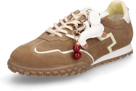 GIO+ Cielo Sneakers - Leer - Dames - Cognac - Maat 37