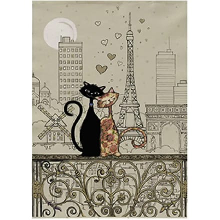 Theedoek Kiub Bug Art Paris Amoureux