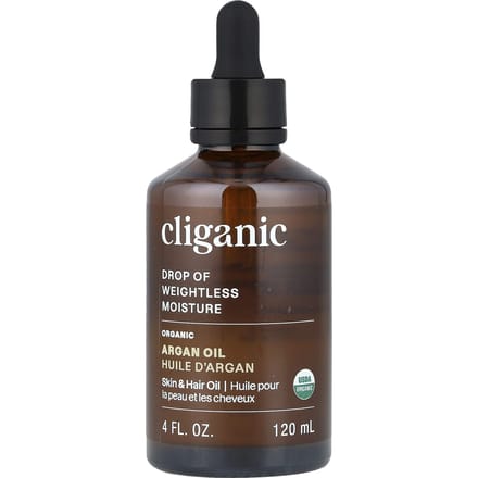 Cliganic, Drop ofweightless Moisture™, Huile d'Argan Bio, 4 fl oz (120 ml) gray