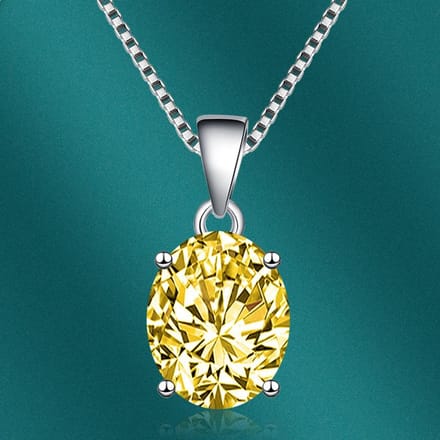 POMOiii ovale hanger ketting meerdere kleuren mode bruiloft verlovingssieraden