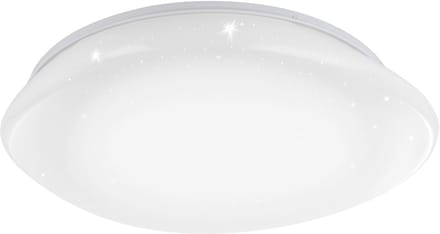 EGLO Sileras - LED plafondlamp - Ø60 cm - wit met kristal