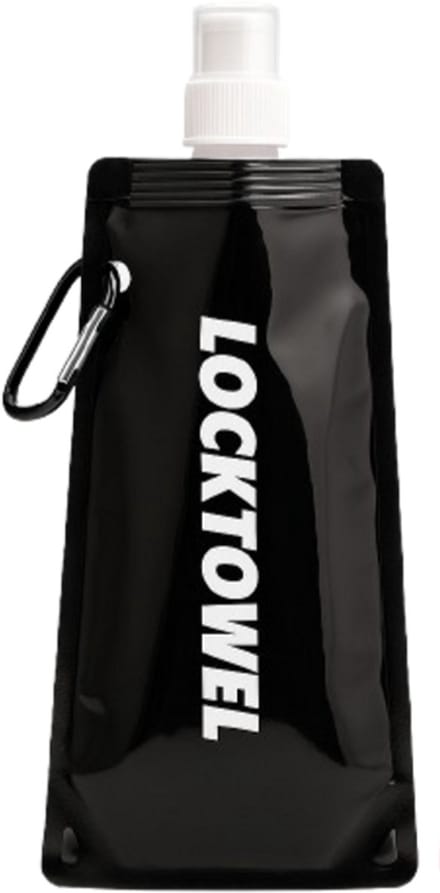 Opvouwbare WaterFles - Zwart - LockTowel