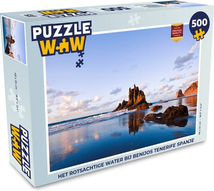 Puzzel Het rotsachtige water bij Benijos Tenerife Spanje - Legpuzzel - Puzzel 500 stukjes