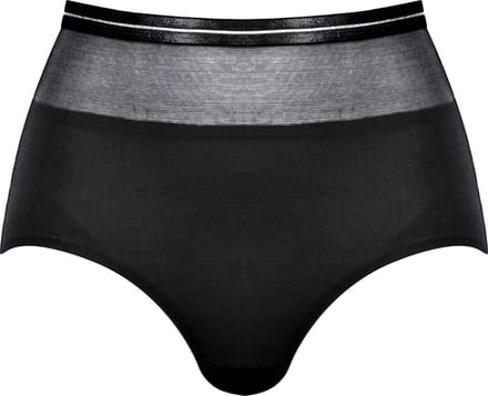 Naturana - Hoge slip met mesh - 4758 - Zwart - 40