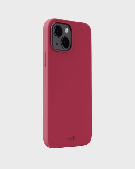Holdit Silicone Case geschikt voor Apple iPhone 15 - Red Velvet