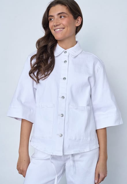 SISTERS POINT Olea-ja12 - Dames jacket - White - Maat XS
