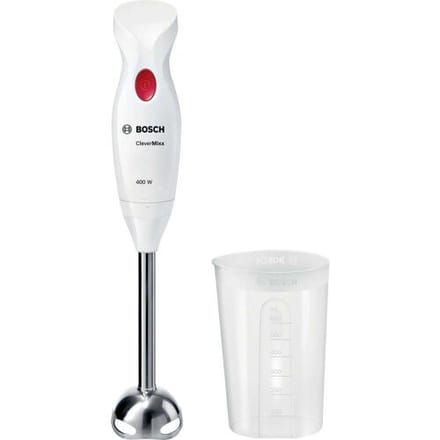 Bosch CleverMixx 400 Watt Metallfuß Staafmixer 400 W RVS, Wit