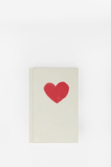 Sissy-Boy - Wit notitieboek met hart
