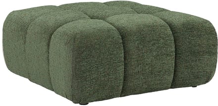 Vente-unique Poef in gemêleerde stof - Groen FACIVIL