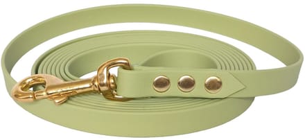 Hondenlijn - BioThane® - Guacamole - 10 meter - 16mm - Middelgrote hond