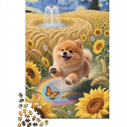 Puzzel 1000 stukjes - Hobby spel - Ontspanning thuis - Inclusief bonusposter - 75 x 50 cm - Multicolor