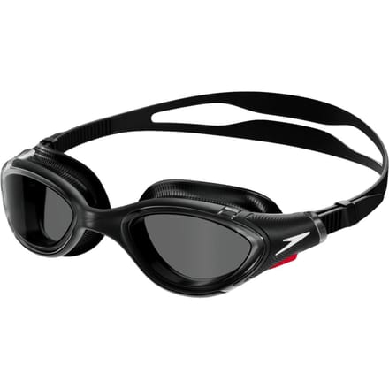 Speedo Heren Biofuse zwembril (Zwart/Wit/Rook)