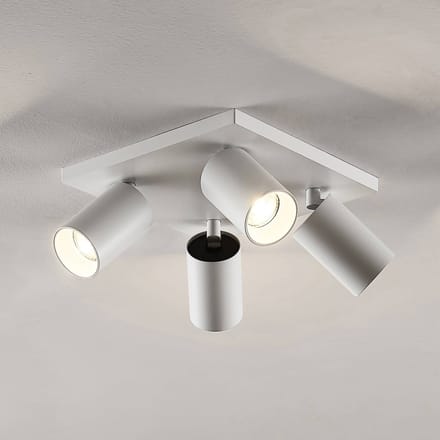 Arcchio - buitenspot - 4lichts - aluminium - H: 12.5 cm - GU10 - wit