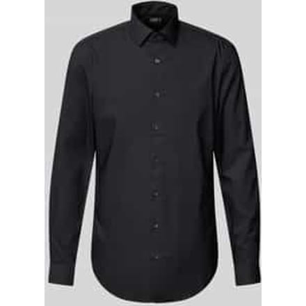 slim fit zakelijk hemd met kentkraag