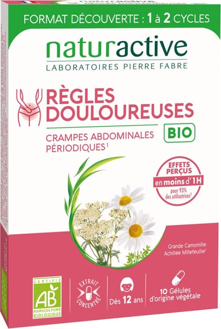 Naturactive Pijnlijke Menstruatie Biologisch 10 Capsules