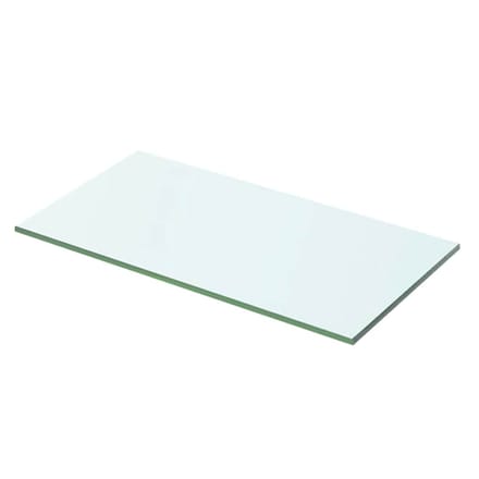 vidaXL - Wandschap - transparant - 50x20 - cm - glas