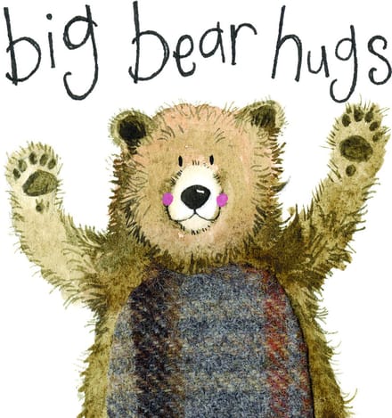 Alex Clark Onderzetters BEAR HUGS ~ LIEFDE