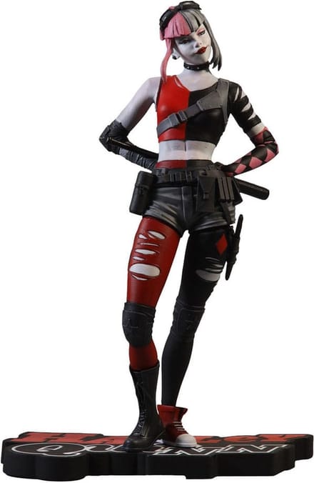 DC Direct Resin Statue Harley Quinn: Red White & Black by Simone Di Meo 17 cm