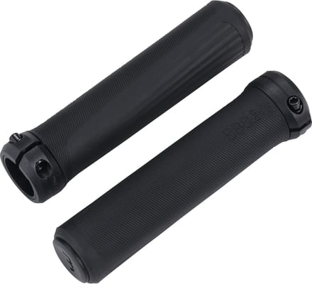 BBB Cycling SteadyActive Ergonomische Handvatten Fiets – 135mm 30-32OD – Zwart/Grijs - BHG-115