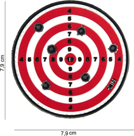 101 Inc Embleem 3D Pvc Target Rood  14037