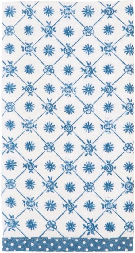 Clayre & Eef Servetten 6 stuks 40 x 40 cm SPL blauw - M x P43BL