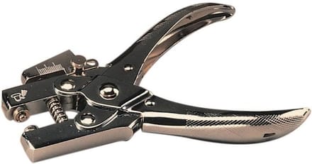 Perforator - Papier ponser - Documenten perforeren - Stevige stalen constructie - 4.7mm gaten - Chroom