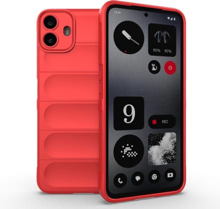 Hoesje geschikt voor Nothing CMF Phone 1 - Techsuit Magic Shield Silicone Back Cover - Rood