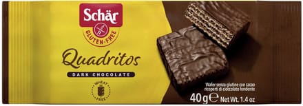 Schar Quadritos cacao wafel glutenvrij 40 Gram