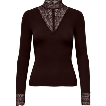Slim fit shirt met lange mouwen van viscosemix model 'TILDE'