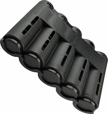 Horeca Munthouder- Eurokit - Voor 5 Soorten Munten - 5 Tubes - Zwart