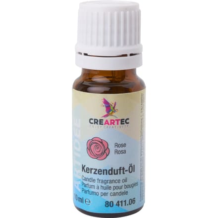 Geurolie voor kaarsen, 10 ml - Roos