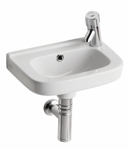 Geberit 300 Basic fontein zonder kraangat met overloop 36x25x15cm wit