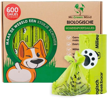 Mr. Green Mind Bio Poepzakje 600 zakken -
