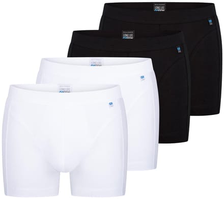 Schiesser Heren retro short / pant 4 pack Long Life Cotton