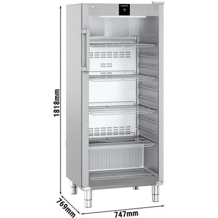 Liebherr Koelkast RVS PERFECTION - 600 liter - GN 2/1 - RVS interieur - 1 glazen deur zilver