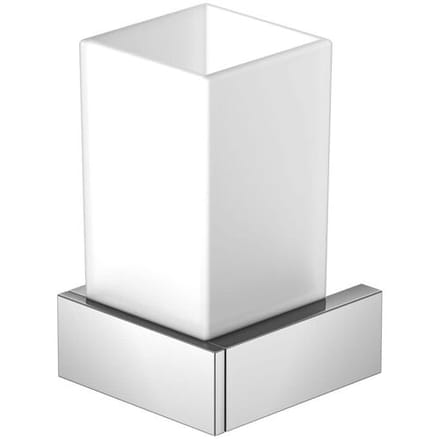 Steinberg Series 460 glass holder, with glass satin white 460.2001