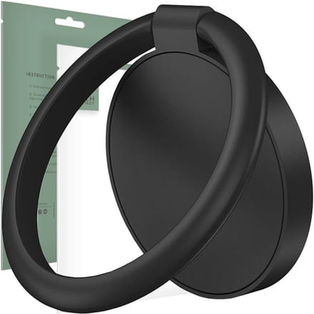 Tech-Protect Magnetic Phone Ring Holder / Ring with Stand Function - Black