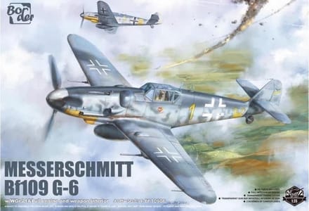 Border Model Modelbouwpakket Militaire voertuigen - BF001 Messerschmitt Bf 109G-6 Plane Plastic - 1:35 - Modelbouw